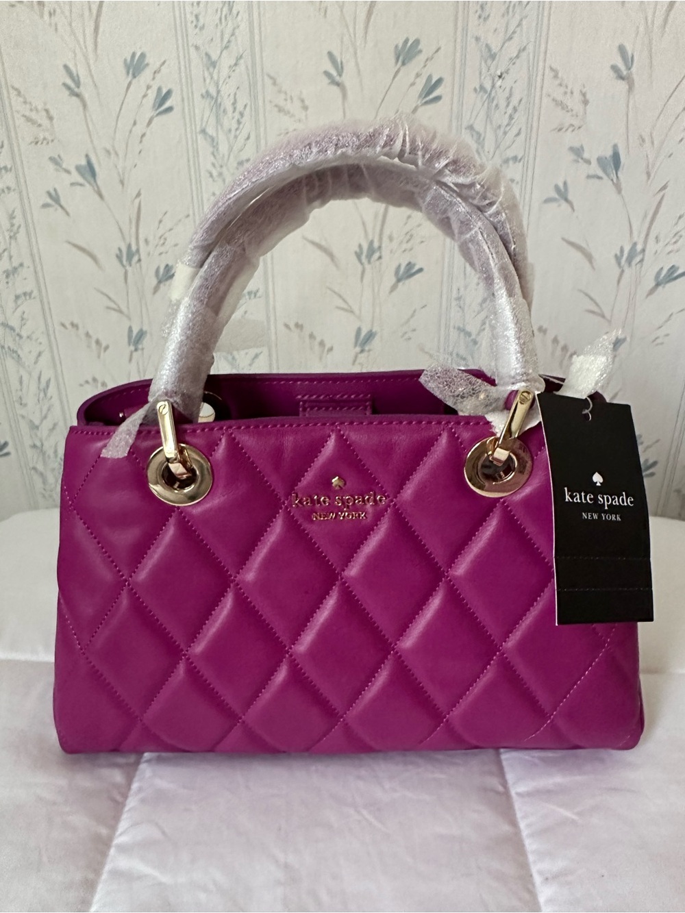 Kate Spade Quilted Leather Mini Satchel